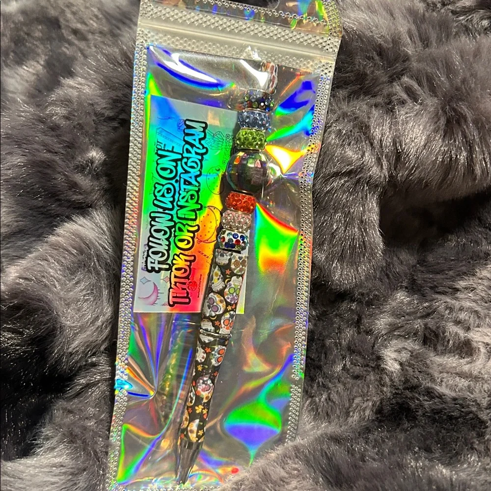 Colorful Glass Beaded Wand pen